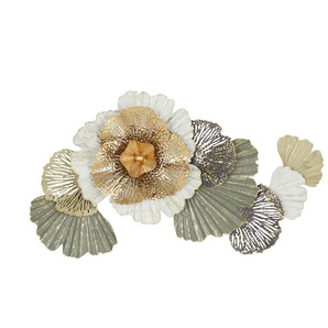 Wanddekoration Blume - mehrfarbig - Metall - 91 cm - 50 cm - cm 8,5 | Möbel Kraft