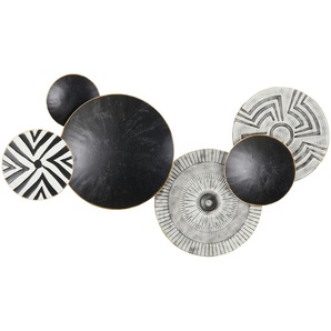 Wanddekoration  Boho ¦ schwarz ¦ Metall ¦ Maße (cm): B: 101 H: 55 T: 8.0