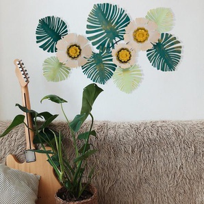 Handgefertigte Metall Wanddekoration Heaven Pflanzen & Blumen