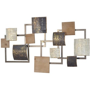 Wanddekoration Talavera Metall Multicolor 90 x 52 x 5cm