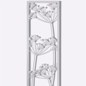 Wandgarderobe HEINE HOME Garderobenpaneele Gr. B/H/T: 40 cm x 140 cm x 2 cm, silberfarben Wandgarderoben
