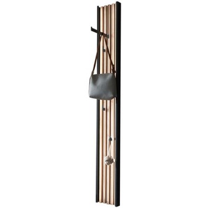 Wandgarderobe Salvo, Kerneiche/anthrazit, 190 cm, inkl. Beleuchtung