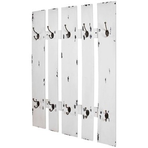 Xxxl Wandgarderobe, Weiß, Metall, Holzwerkstoff, 65x100x9 cm, Garderobe, Garderobenleisten & Garderobenhaken