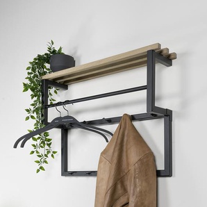 Wandgarderobe Westmont 71 x 51 x 16cm Schwarz