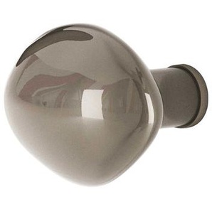 Wandhaken Bubble Small glas grau klein / Ø 9 cm - aus Glas - Petite Friture - Grau