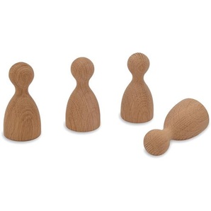 Wandhaken Don’t Worry Mogunto Eiche geölt braun, Designer Marcus Hofbauer, 8 cm