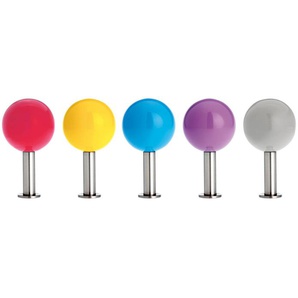 Wandhaken Dots Schönbuch Haken bunt mehrfarbig, Designer Apartment 8, 9 cm
