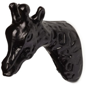 Wandhaken Giraffe Gio, aus Metall, in schwarz, von KidsDepot