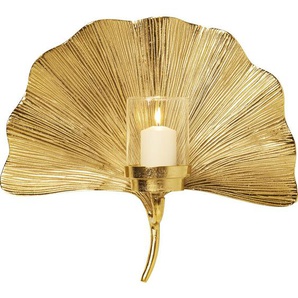 Wandkerzenhalter Ginkgo Leaf 45cm