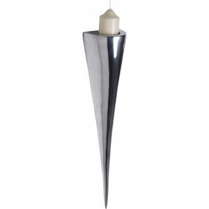 Wandkerzenhalter HOME AFFAIRE Kerzenhalter Gr. B/H/T: 9,5 cm x 91 cm x 115 cm, silberfarben (silber) Kerzenhalter modern, Aluminium, silber