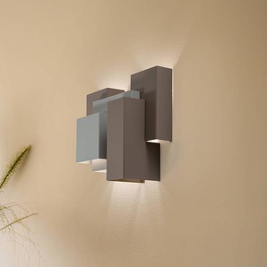 Wandlampe Wall Luminex, dimmbar, creme / amber, für Wohn- / Esszimmer, Metall, Modern, Wandleuchte, Wandlampe Innen 357