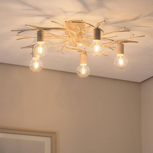 Wandlampe Xavier Luminex, dimmbar, weiß / opal, für Wohn- / Esszimmer, Metall, Florentiner, Wandleuchte, Wandlampe Innen 7991