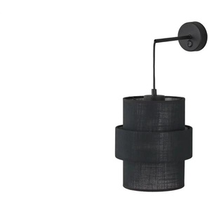 Wandleuchte  Calisto ¦ schwarz ¦ Maße (cm): B: 29 H: 33 T: 20.0
