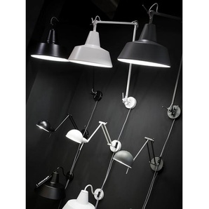 Wandleuchte Chicago Ø 36cm Schwarz/Schwarz Material: Metall Metallart: Eisen Oberfläche Metall: Lackiert E27
