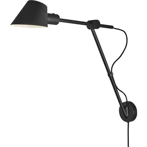 Wandleuchte DESIGN FOR THE PEOPLE STAY Lampen Gr. 1 flammig, Ø 15 cm Höhe: 62 cm, schwarz Wandleuchten Gelenkarm flexibel verstellbar