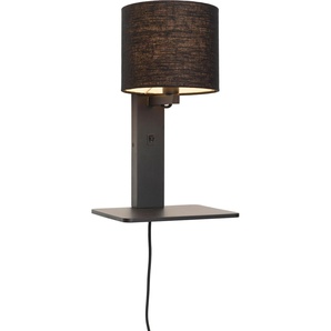 Wandleuchte GOOD&MOJO Andes Lampen Gr. Ø 15 cm Höhe: 36 cm, schwarz Wandleuchten