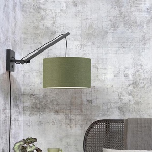 Wandleuchte GOOD&MOJO Andes Lampen Gr. Ø 32 cm Höhe: 43 cm, grün Wandleuchten