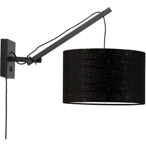 Wandleuchte GOOD&MOJO Andes Lampen Gr. Ø 32 cm Höhe: 43 cm, schwarz Wandlampe Designlampe Wandleuchten