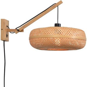 Wandleuchte GOOD&MOJO Palawan Lampen Gr. Ø 40 cm Höhe: 43 cm, beige (natur) Wandleuchten