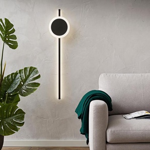 Wandleuchte Indici 105x30 cm schwarz LED 28W, Leuchten