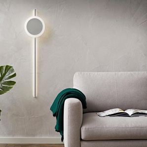 Wandleuchte Indici 28W 105x30 cm silber LED 28W, Leuchten