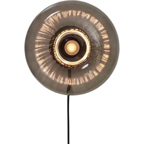 Wandleuchte ITS ABOUT ROMI BRUSSELS Lampen Gr. 1 flammig, Ø 14,00 cm Höhe: 27,00 cm, grau (rauchglas) LED Wandleuchten