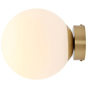 Wandleuchte LAMP BALL Messing 20 cm