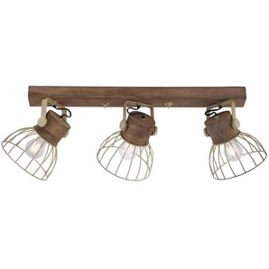 Wandleuchte LEUCHTEN DIREKT ALAMI Lampen Gr. 3 flammig, Höhe: 28 cm, goldfarben (messingfarben matt) Wandleuchten ExklusiveE27