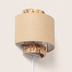 Wandleuchte Naturfasern Orleans Beige