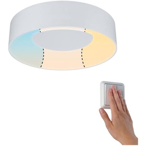 Wandleuchte PAULMANN Casca Lampen Gr. 1 flammig, Ø 30,0 cm Höhe: 7,1 cm, weiß LED Wandleuchten Badezimmerleuchte