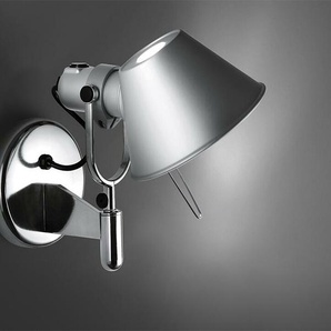 Wandleuchte Tolomeo Faretto Artemide Aluminium grau, Designer de Lucchi & Fassina, 23 cm