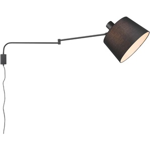 Wandleuchte TRIO LEUCHTEN Baldo Lampen Gr. 1 flammig, Ø 28 cm Höhe: 28 cm, schwarz Wandlampe Wandleuchte Wandleuchten Lampen