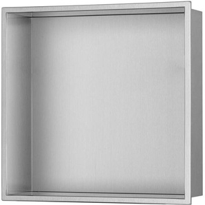 Wandnische Minimal Gebürsteter Edelstahl in 30x30 oder 60x30 :30x30