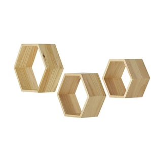 Wandregal 3er-Set  Finate ¦ holzfarben ¦ Maße (cm): B: 30 H: 26 T: 12.0