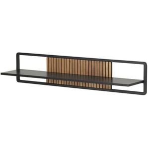 Wandregal  Amsterdam ¦ schwarz ¦ Maße (cm): B: 120 H: 25 T: 25.0