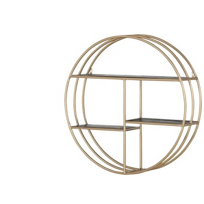 Wandregal  Fence ¦ gold ¦ Maße (cm): T: 24.0  Ø: 90