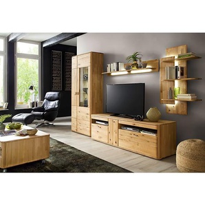 Wandregal Massivholz, geölt & keilverzinkt Holz 75 x 117 x 25cm