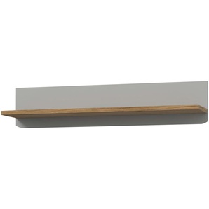 Wandregal - grau - Materialmix - 110 cm - 22,8 cm - 21,9 cm | Möbel Kraft