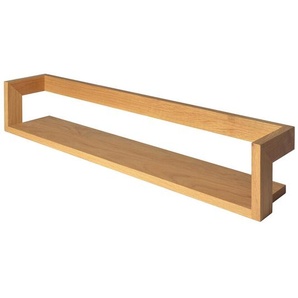 Wandregal Lin Mogunto Eiche geölt braun, Designer Marcus Hofbauer, 15x80x15 cm