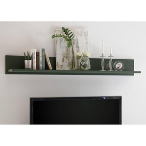 Wandregal MDF Mitteldichte Holzfaserplatte , foliert Grün 160cm