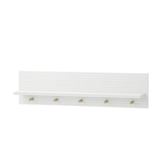 Wandregal Miloo - weiß - Materialmix - 22,5 cm - 16,8 cm | Möbel Kraft