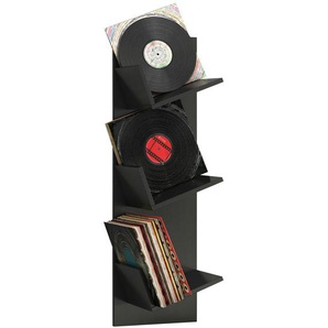 Wandregal  Sulda ¦ schwarz ¦ Maße (cm): B: 33 H: 106,5 T: 25.6