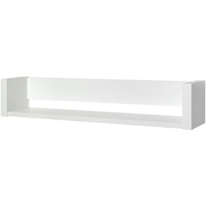 Wandregal - weiß - Materialmix - 93 cm - 18 cm - 18 cm | Möbel Kraft