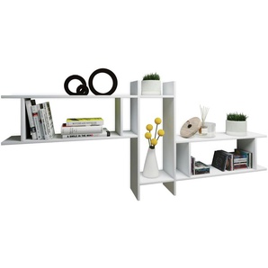 Wandregal  Sirola ¦ weiß ¦ Maße (cm): B: 188 H: 80 T: 19.7