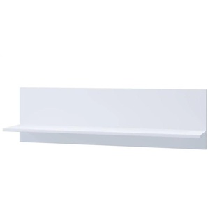 Wandregal - weiß - Materialmix - 101,5 cm - 30 cm | Möbel Kraft
