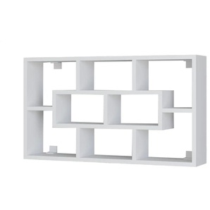Wandregal - weiß - Materialmix - 85 cm - 48 cm | Möbel Kraft