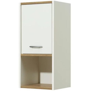 Wandschrank - weiß - Materialmix - 33 cm - 68 cm - cm 28,0 | Möbel Kraft