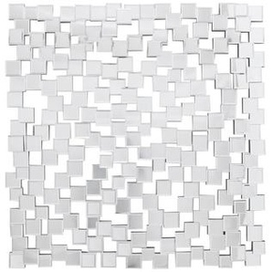 Wandspiegel 102x100 cm, Mosaikdesign aus Spiegelglasquadraten