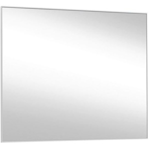 Wandspiegel, Alu, Glas, rechteckig, 80x60x3 cm, Made in Germany, Dgm, DGM-Klimapakt, waagrecht montierbar, Garderobe, Garderobenspiegel, Garderobenspiegel