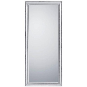 Wandspiegel, Chrom, Glas, rechteckig, 80x180x4 cm, senkrecht und waagrecht montierbar, Ganzkörperspiegel, Spiegel, Wandspiegel